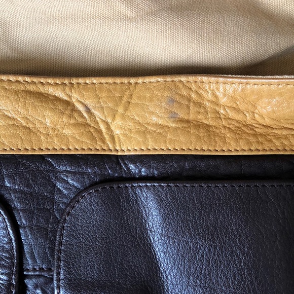 Cole Haan Leather Messenger Bag - Picture 3 of 12